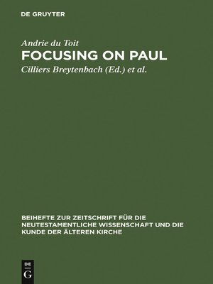 cover image of Focusing on Paul